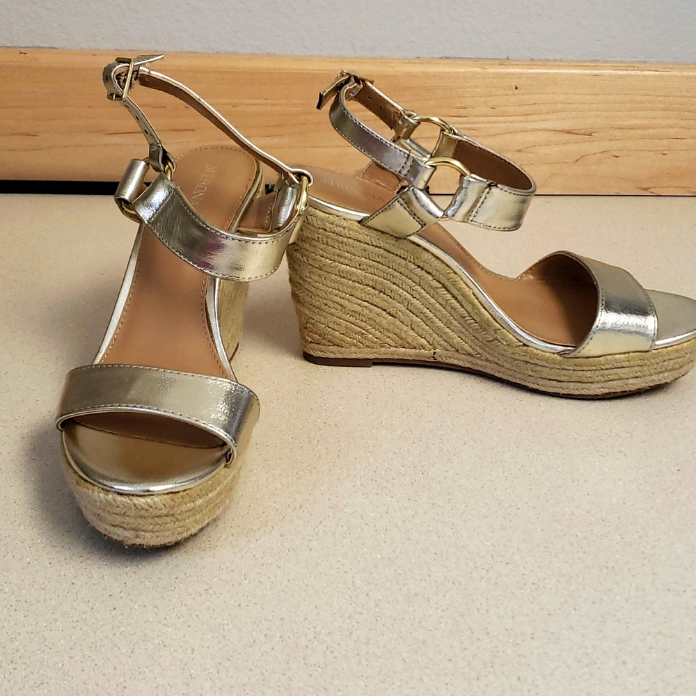 Women gold heels